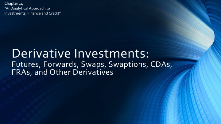 chapter 14 an analytical approach to investments