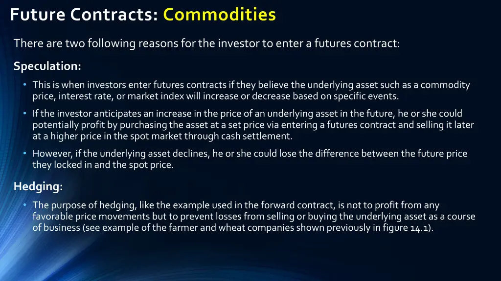 future contracts commodities 2