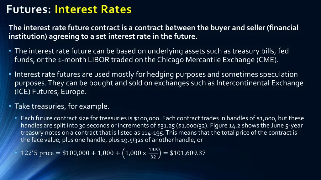 futures interest rates