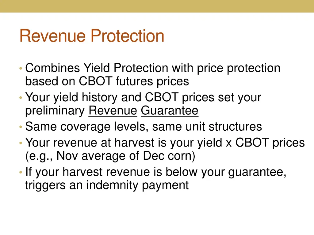 revenue protection