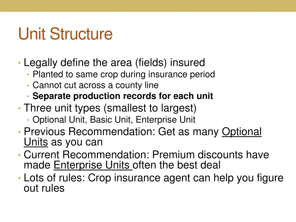 unit structure