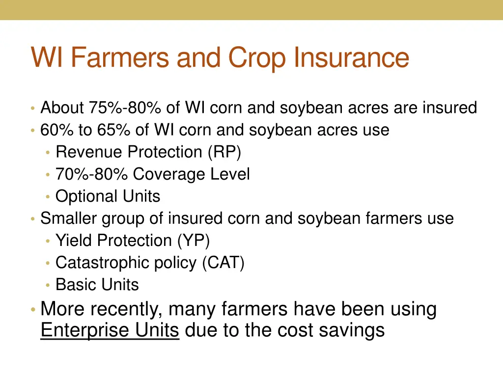 wi farmers and crop insurance