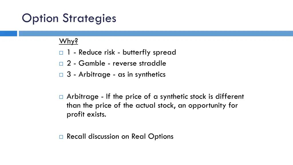 option strategies 9