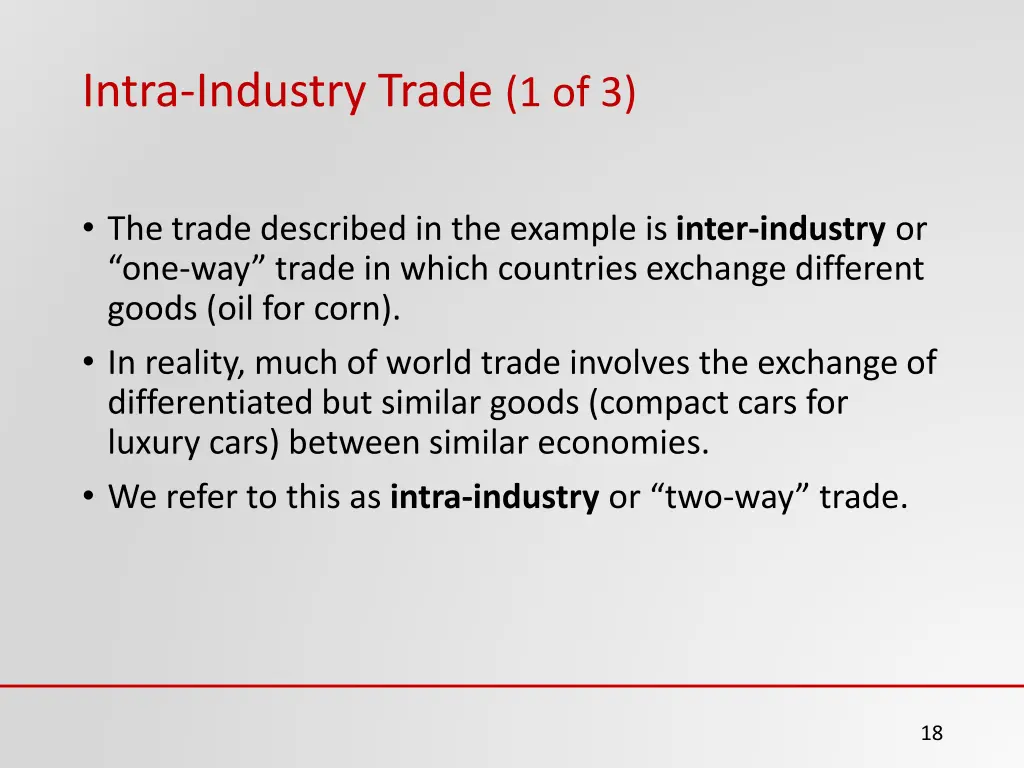 intra industry trade 1 of 3