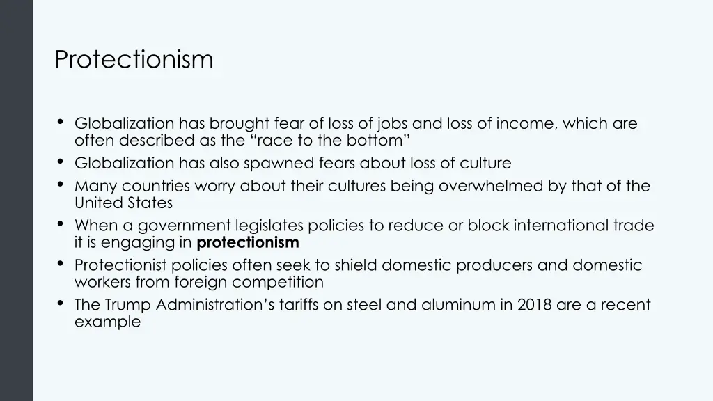 protectionism