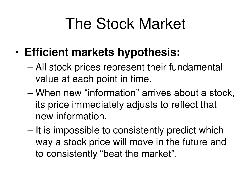 the stock market 3