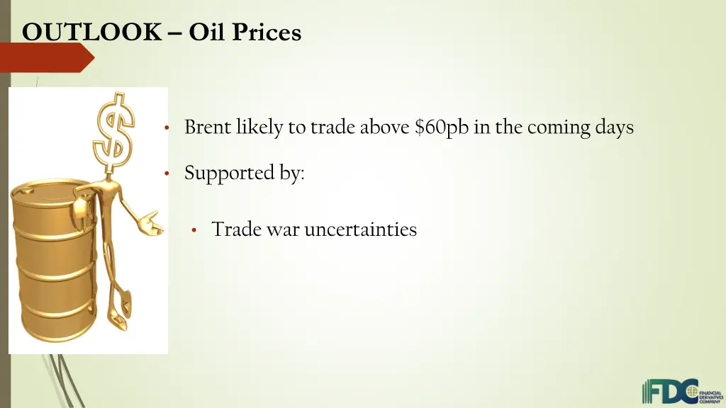 outlook oil prices