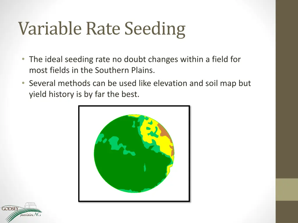 variable rate seeding