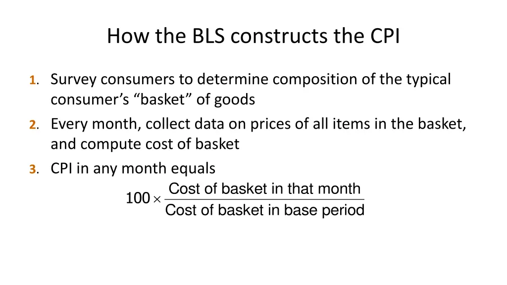 how the bls constructs the cpi