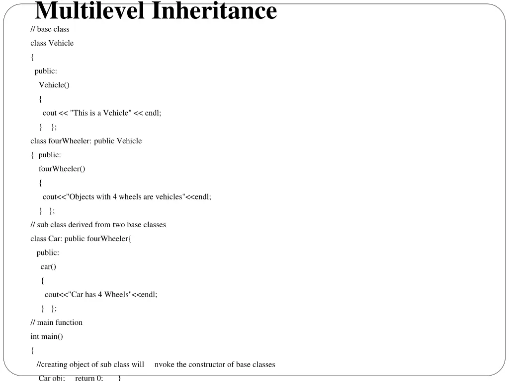 multilevel inheritance 1