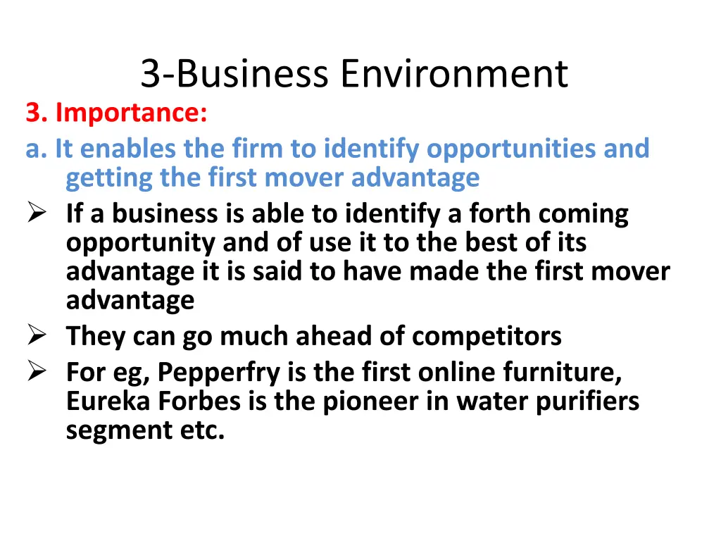 3 business environment 3 importance a it enables