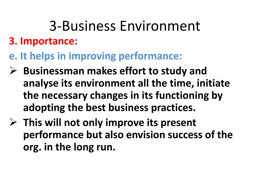 3 business environment 3 importance e it helps