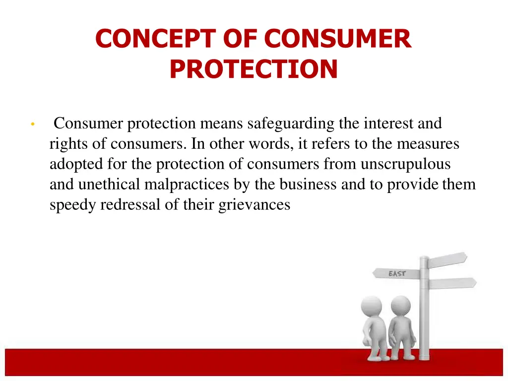 concept of consumer protection