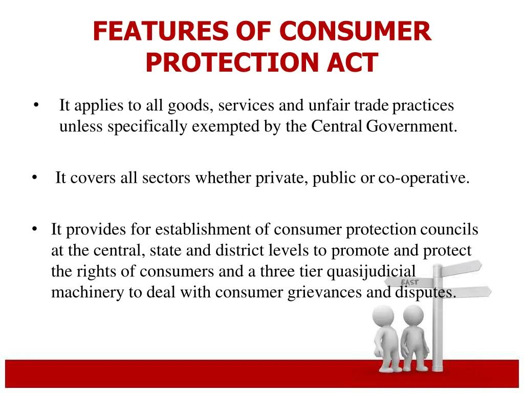 features of consumer protection act