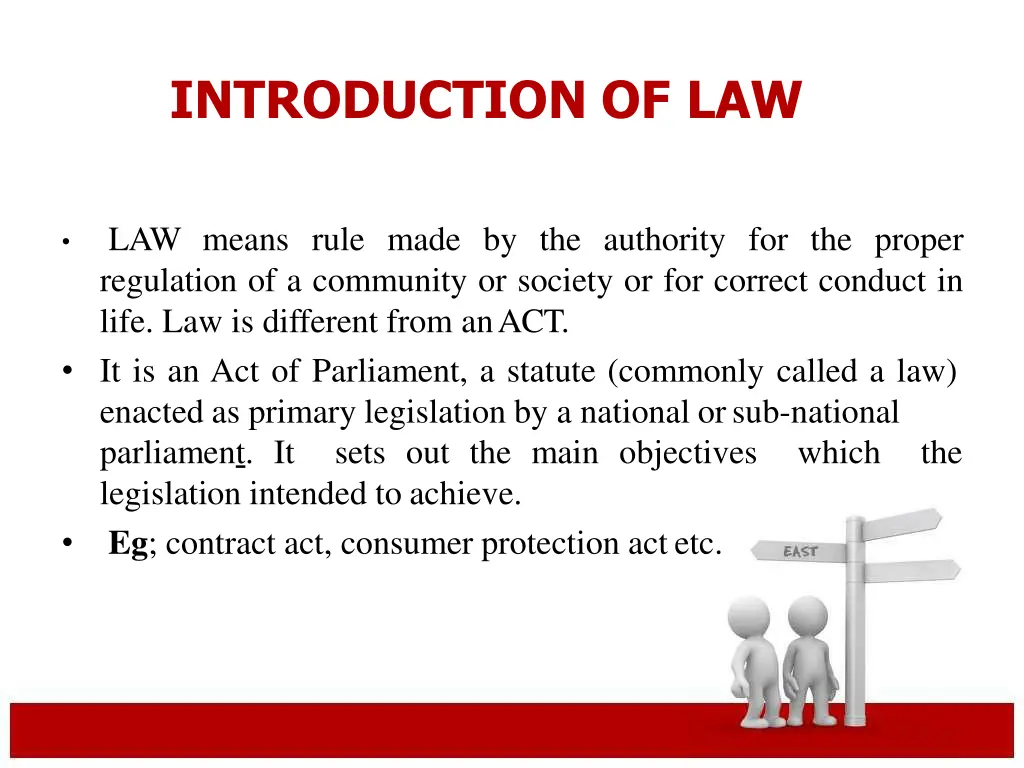 introduction of law