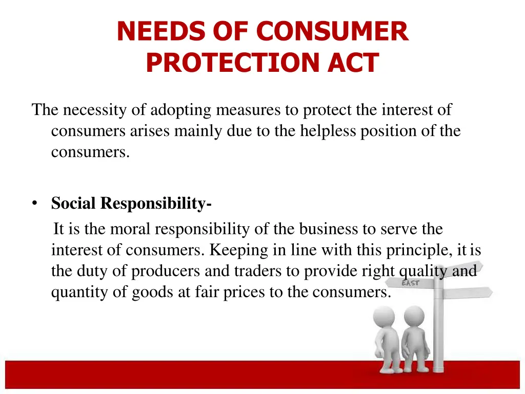 needs of consumer protection act