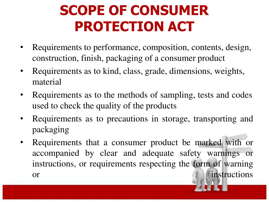 scope of consumer protection act