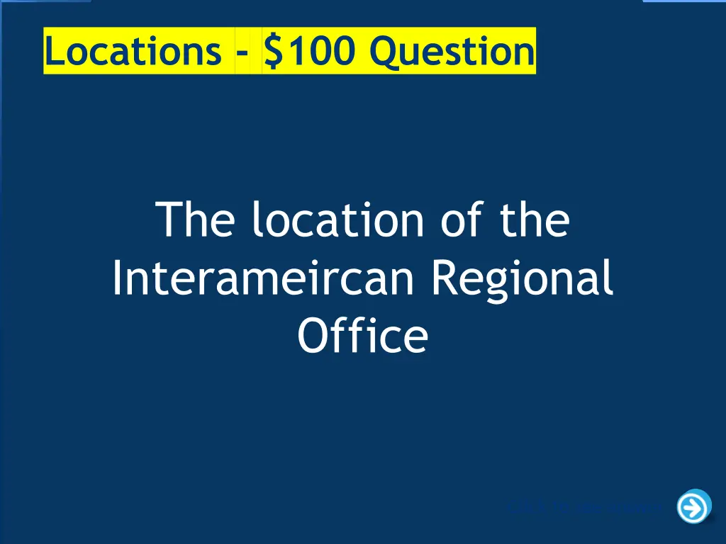 locations 100 question