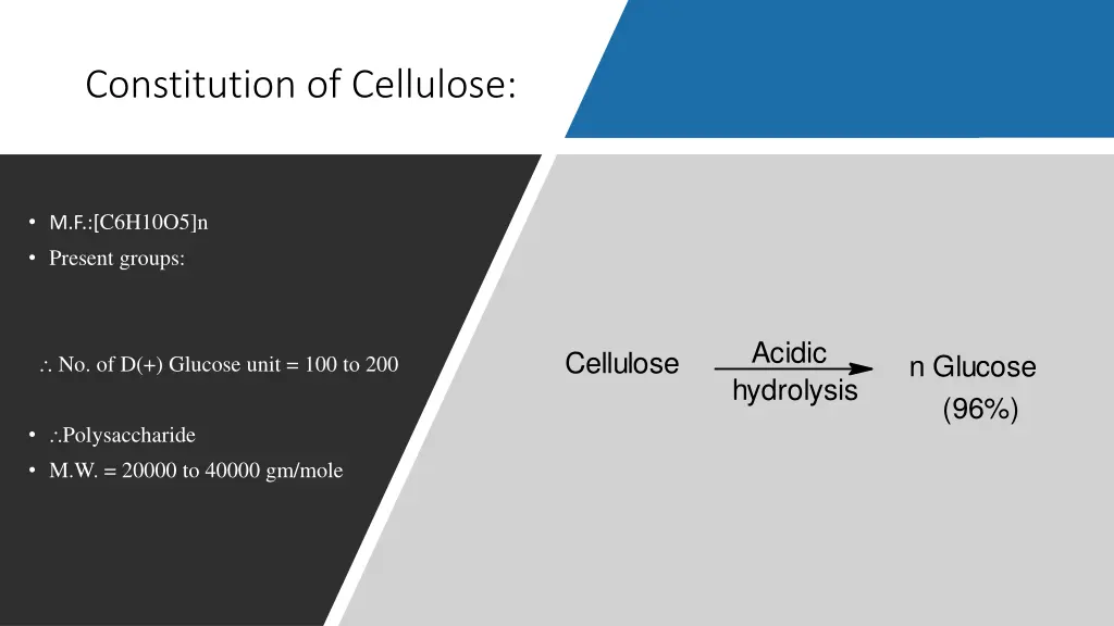 constitution of cellulose