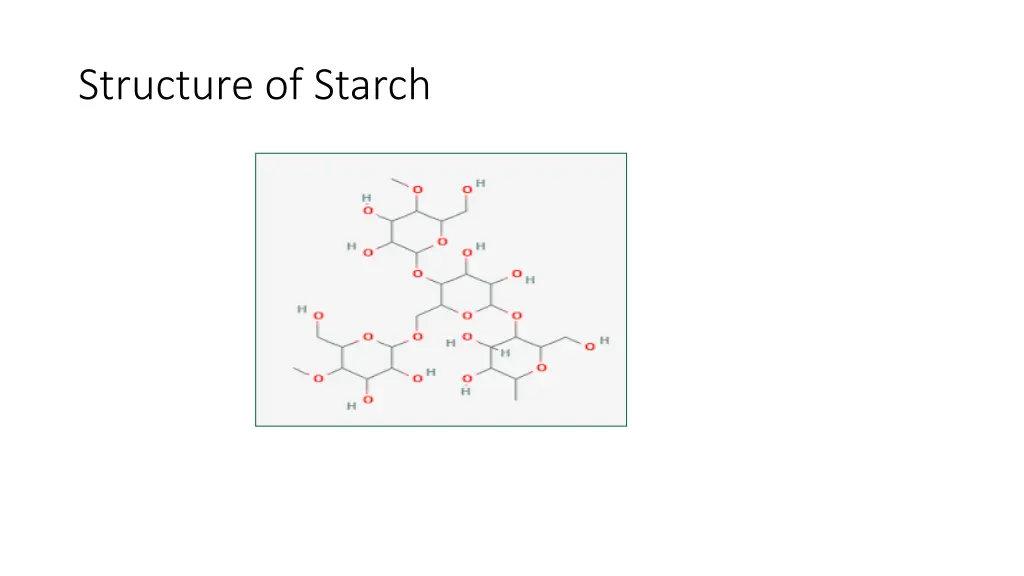 structure of starch