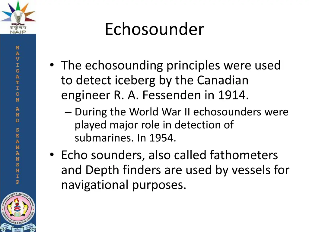 echosounder