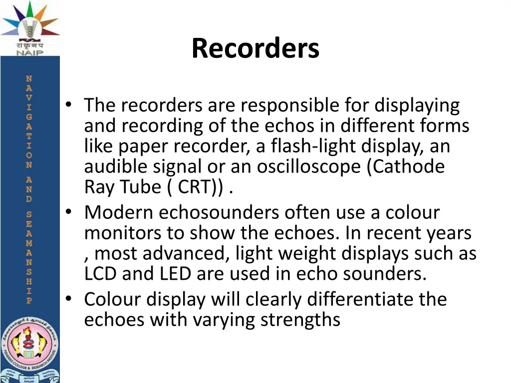 recorders