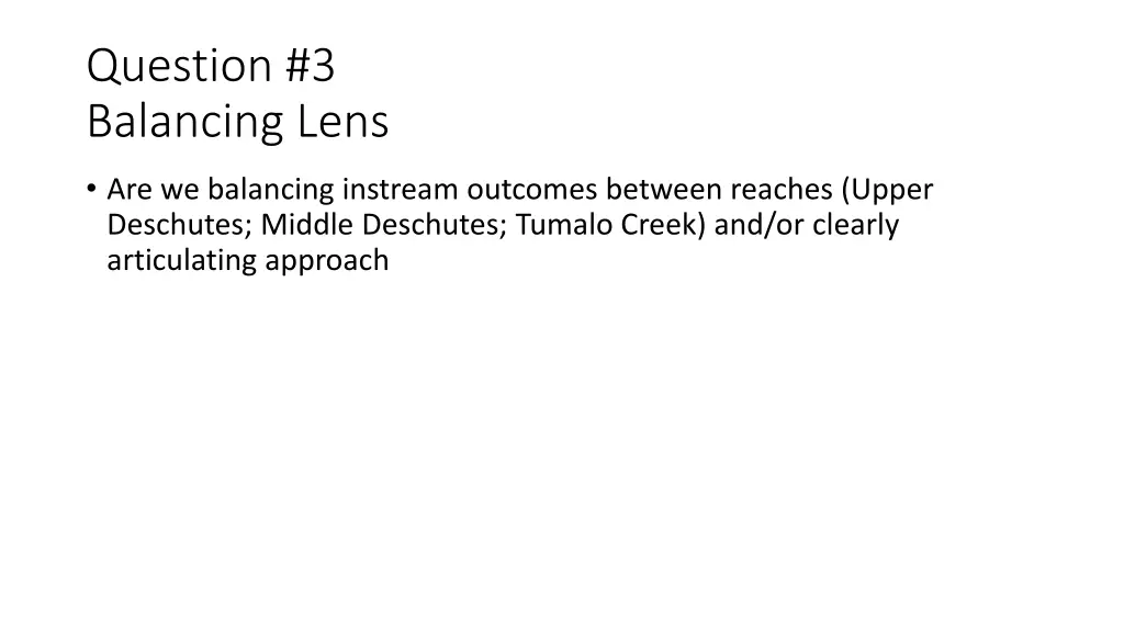 question 3 balancing lens