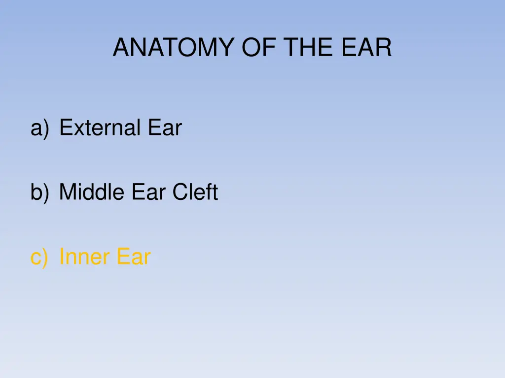 anatomy of the ear 2