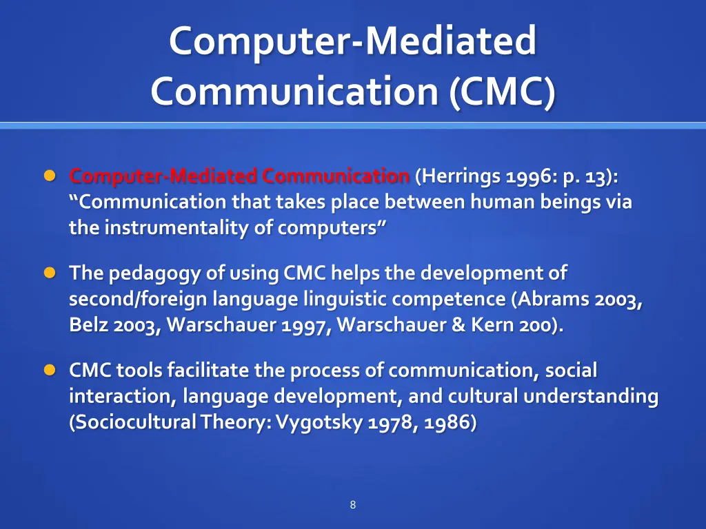 computer mediated communication cmc