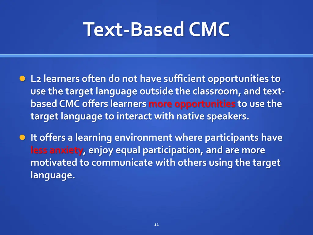 text based cmc