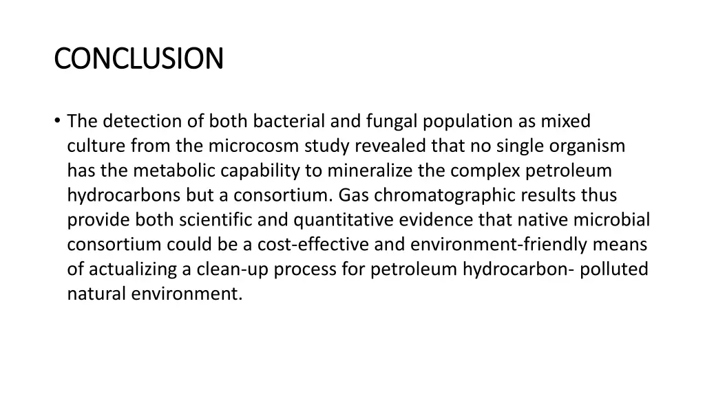 conclusion conclusion