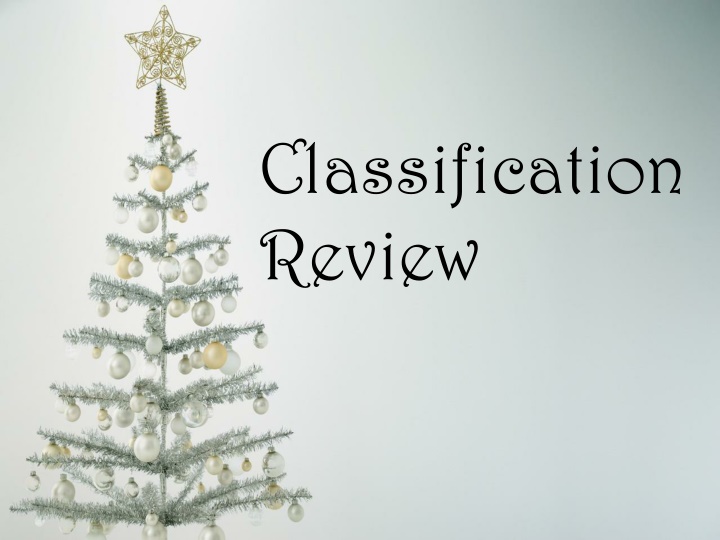 classification review