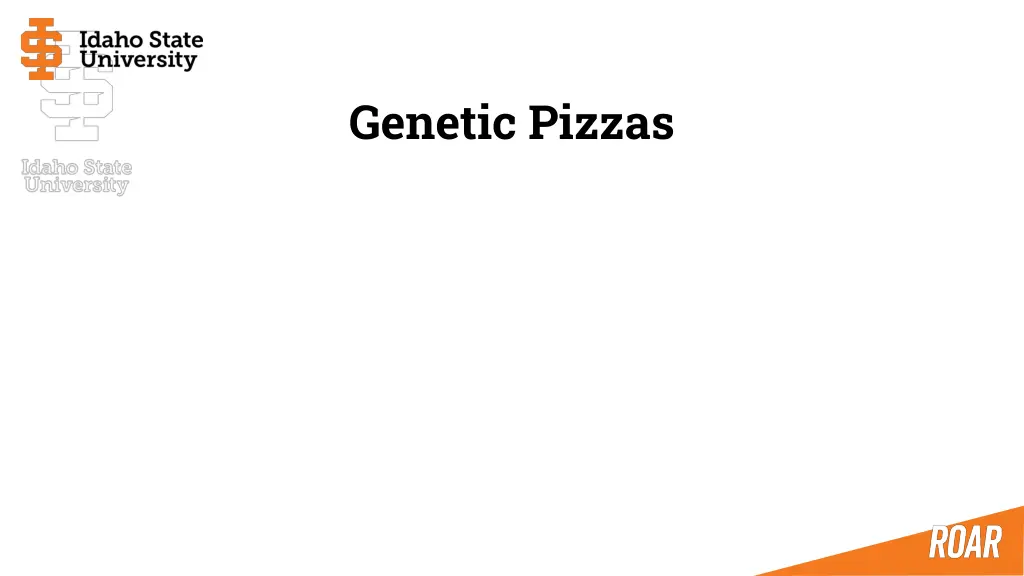 genetic pizzas