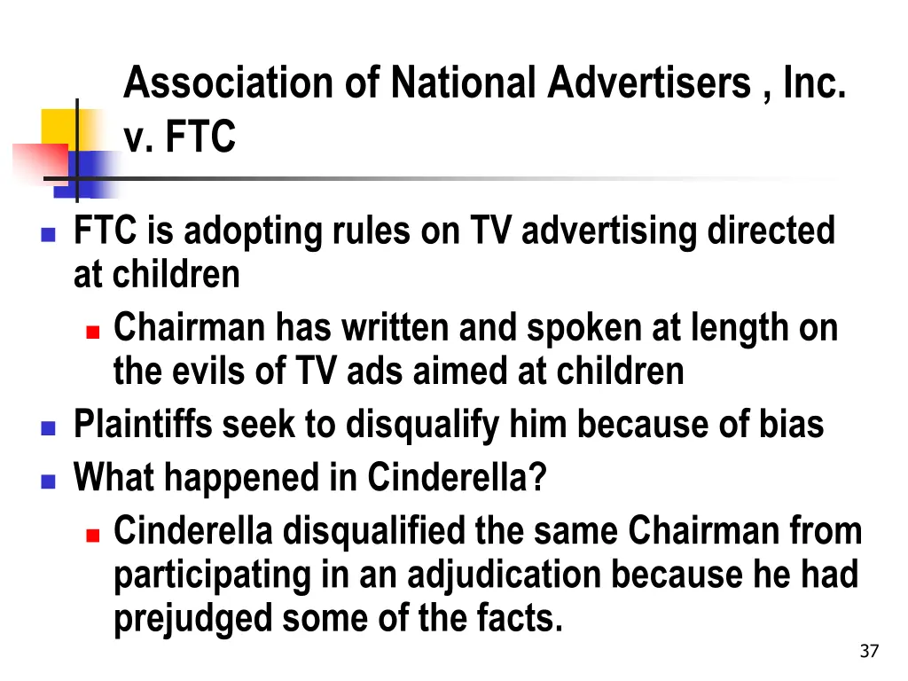 association of national advertisers inc v ftc