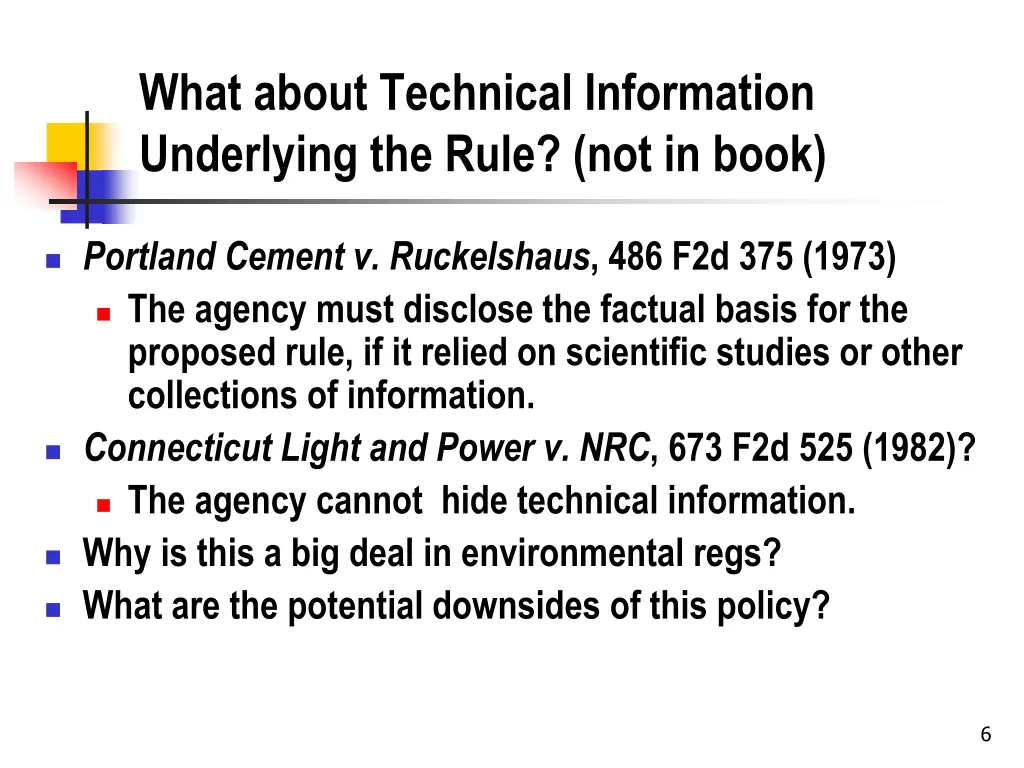 what about technical information underlying