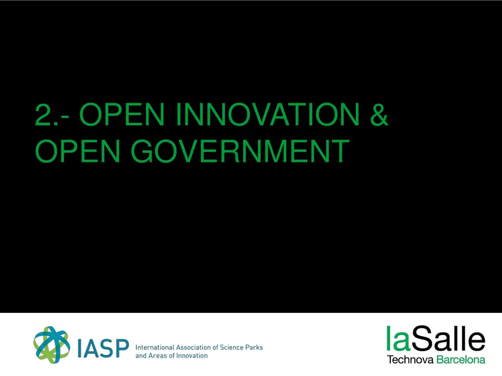 2 open innovation open government