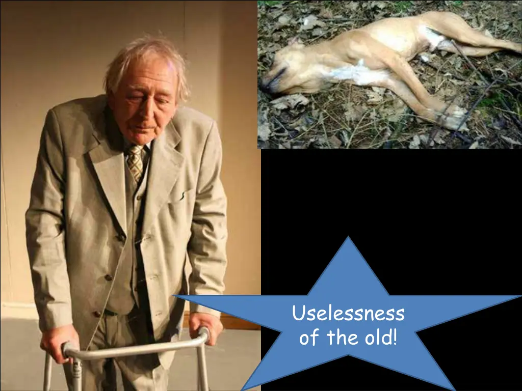 uselessness of the old