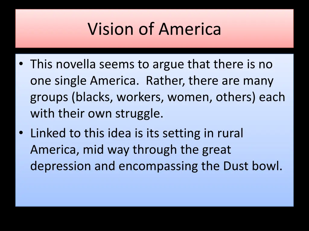 vision of america