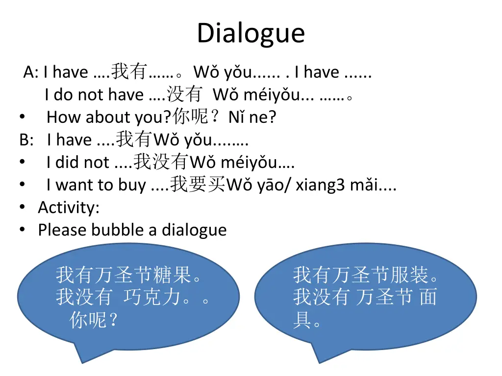 dialogue