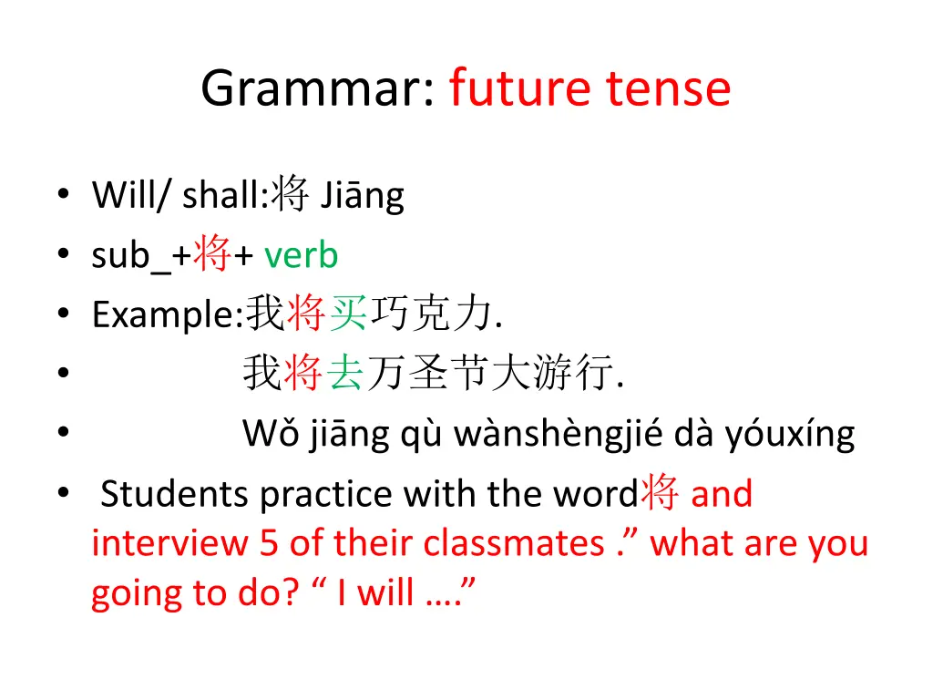 grammar future tense