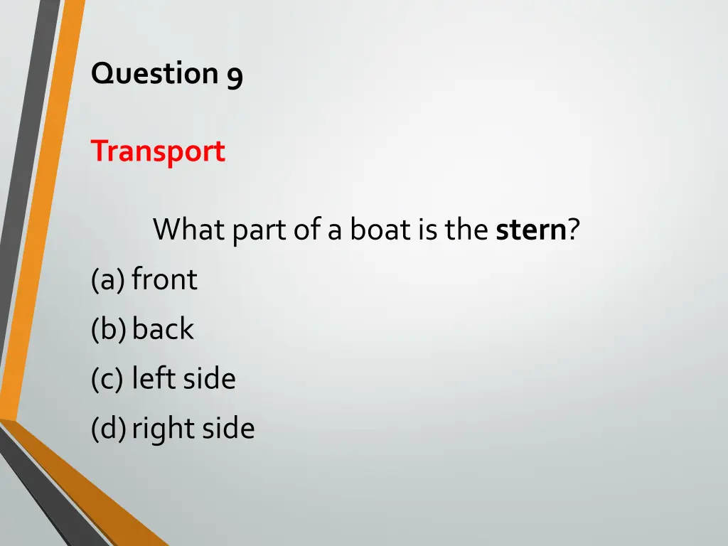 question 9