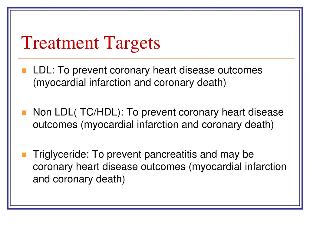 treatment targets