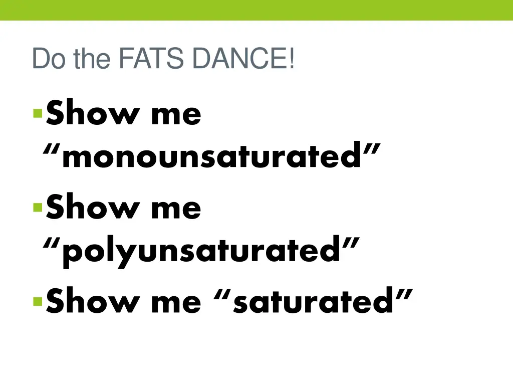 do the fats dance