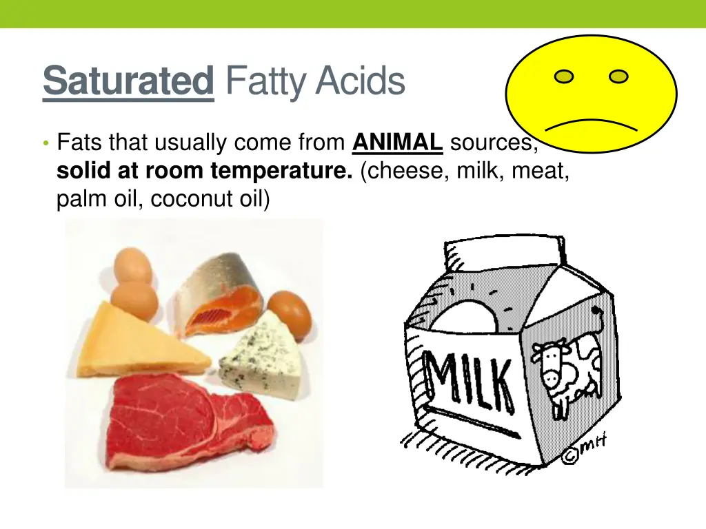 saturated fatty acids