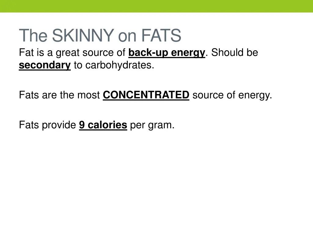 the skinny on fats fat is a great source of back