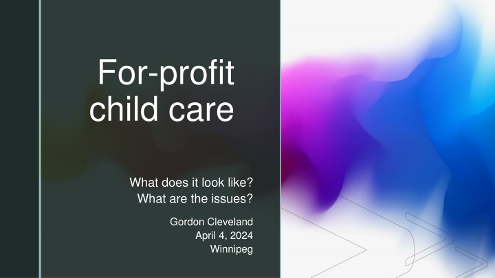 for profit child care