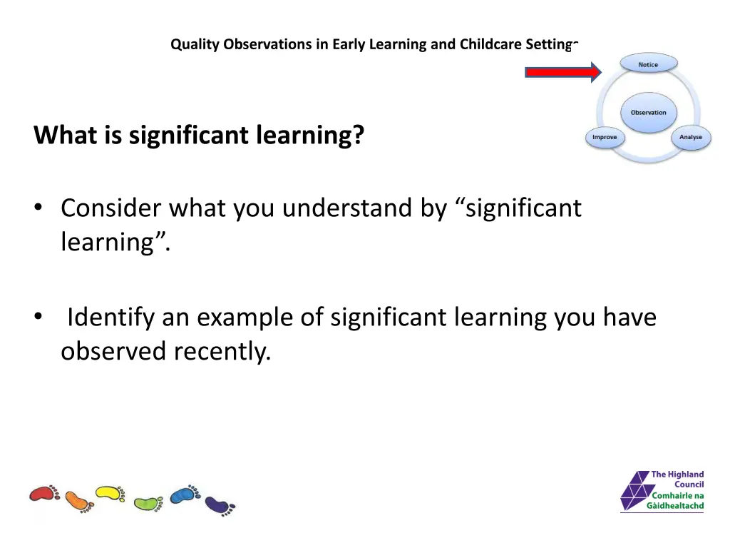 quality observations in early learning 17