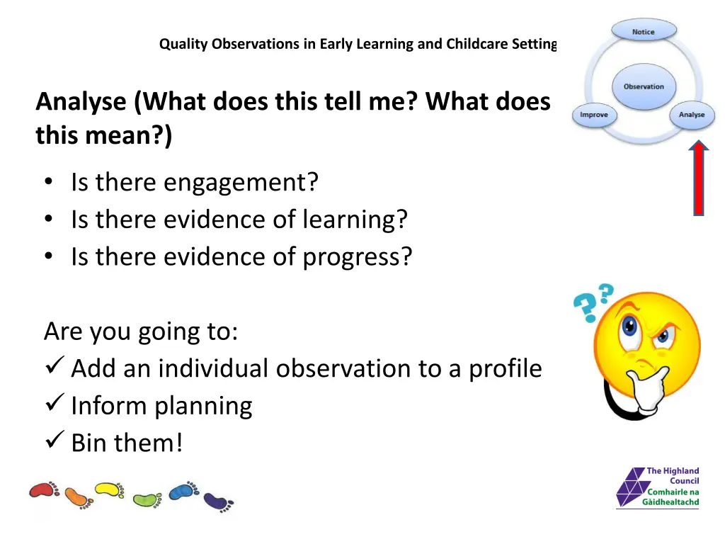 quality observations in early learning 19