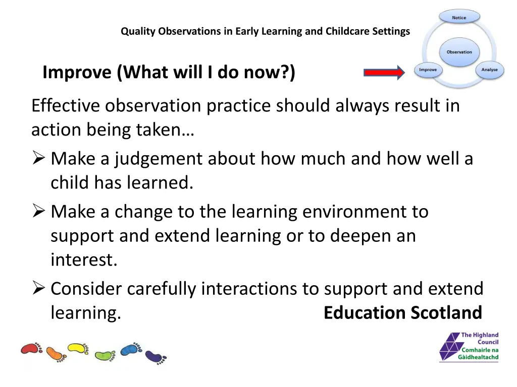 quality observations in early learning 21