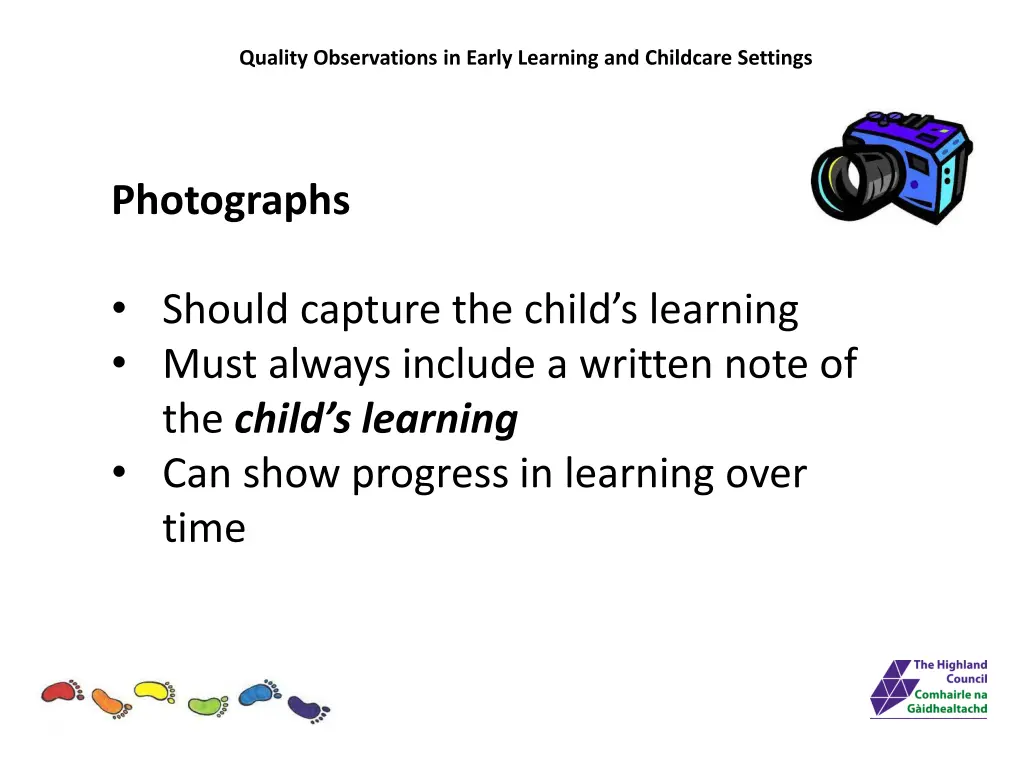 quality observations in early learning 29